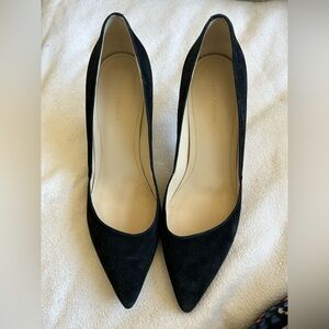 Marc Fisher Black Suede Heels